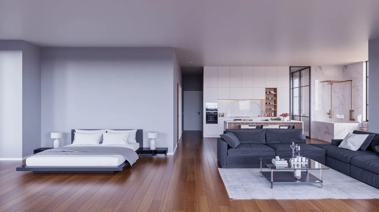 Different home rooms showing interior painting cost variations across spaces.