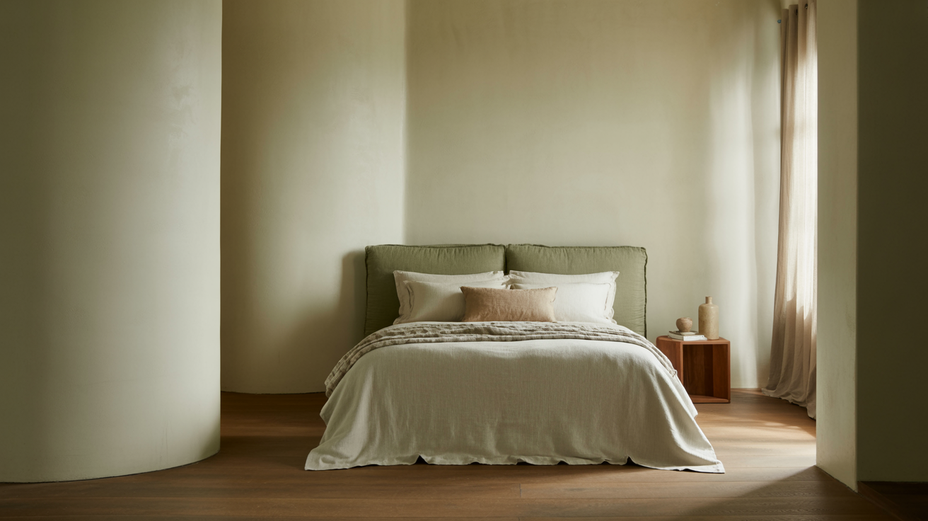  Bedroom featuring flat paint for a calm and relaxing appearance