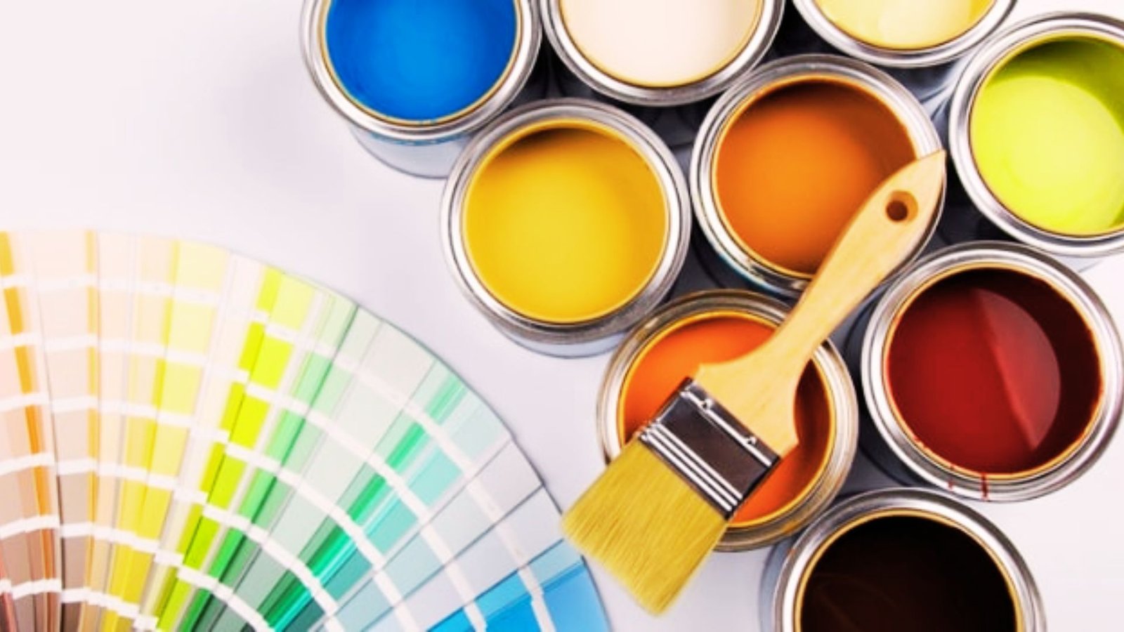 Image showing enamel paint of different colours.